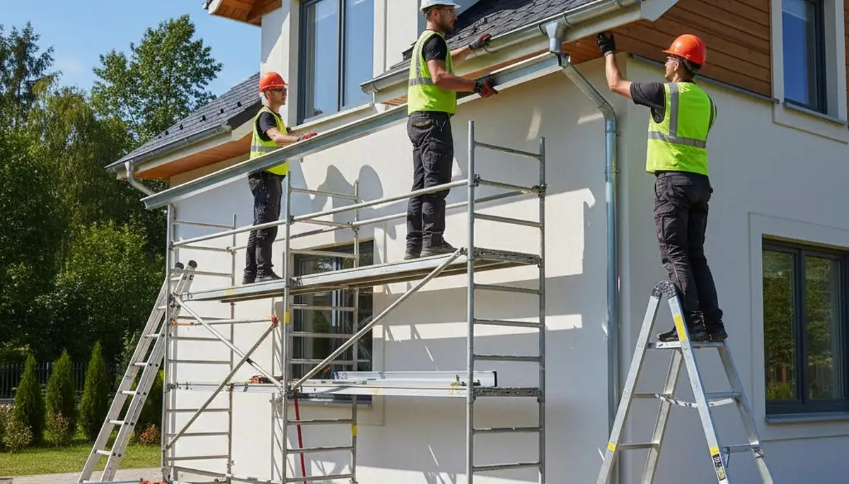 Atlanta, GA gutter installation for home protection against heavy rain and runoff