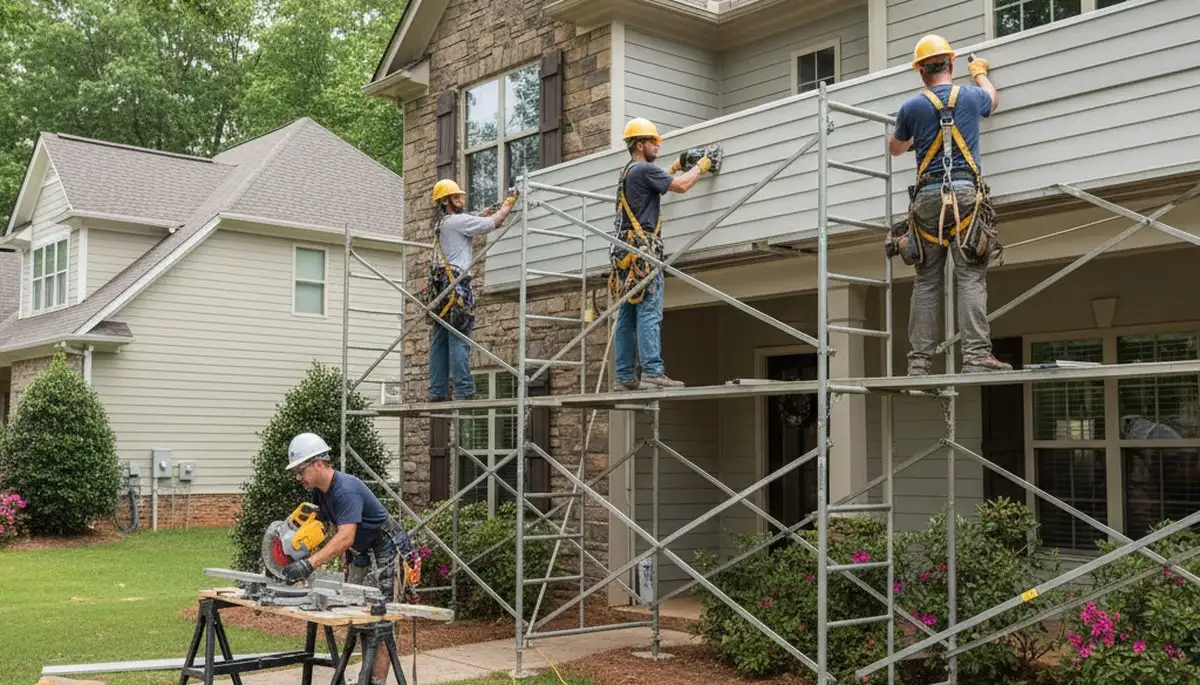 Atlanta, GA siding contractor serving homes with professional exterior siding installation and repairs