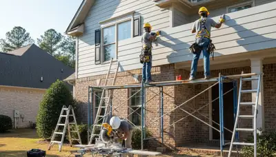 Siding contractor in Atlanta, GA providing professional exterior siding installation and replacement
