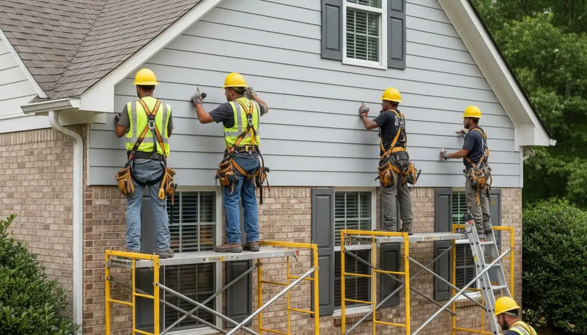 Atlanta, GA siding contractor exterior for residential siding installation and repair