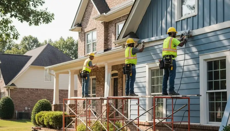 Atlanta, GA siding contractor showcasing professional siding installation for local homes