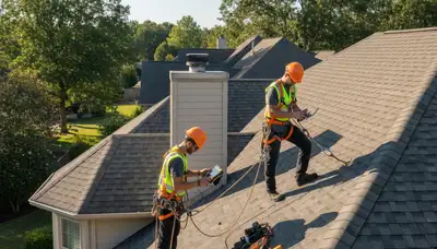 Atlanta, GA roof inspection by FX Remodeling & Exteriors for storm damage and leak detection