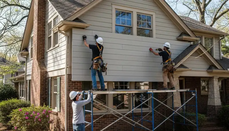 Atlanta, GA siding contractor showcasing professional siding installation and exterior home improvement services