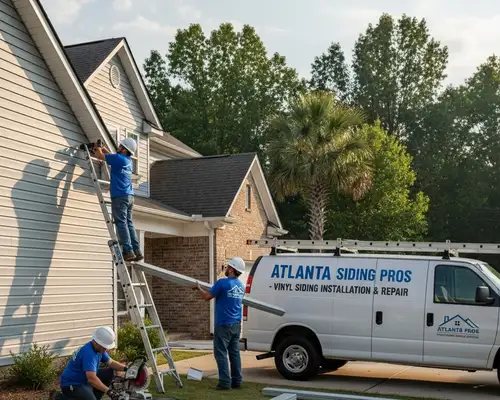 Vinyl siding installation for Atlanta, GA homes by sidingatlantaga.com